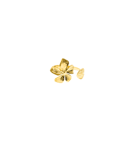 21Jewelz Open ring met bloem - goud