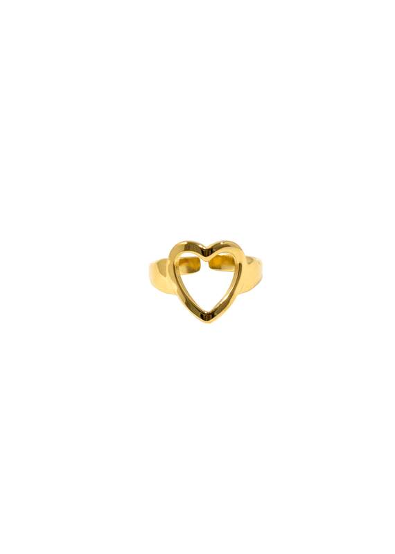 21Jewelz Open hart ring - goud