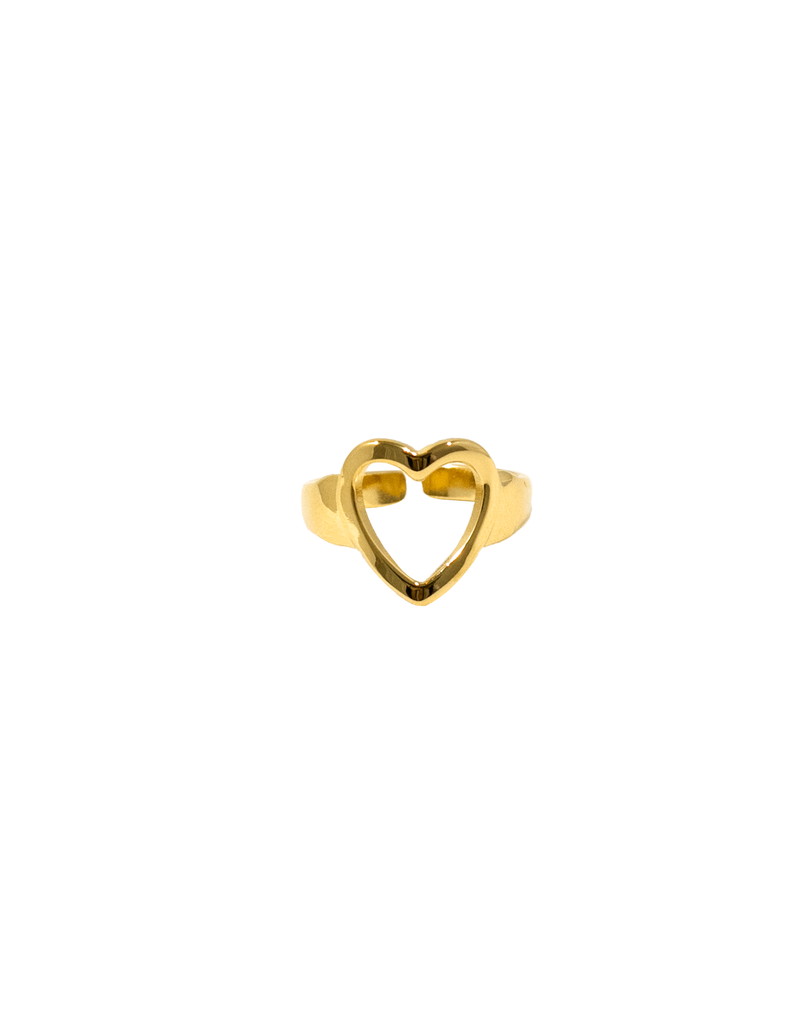 21Jewelz Open hart ring - goud