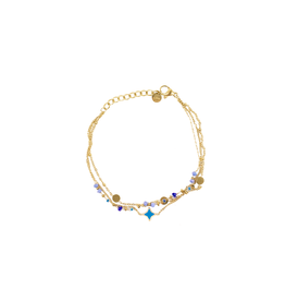 21Jewelz Armbandje met ster - blauw