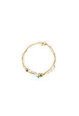 21Jewelz Armbandje met ster - mint groen