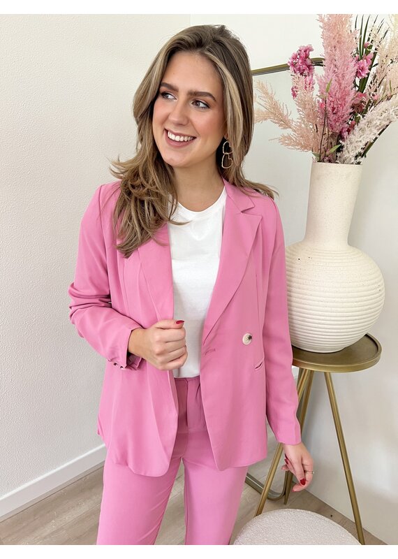 21Jewelz Blazer met knopen - roze