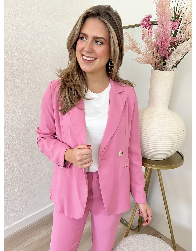 21Jewelz Blazer met knopen - roze