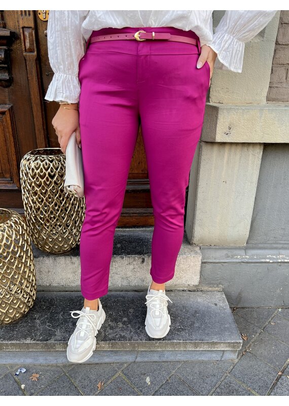 21Jewelz Pantalon met riem - magenta