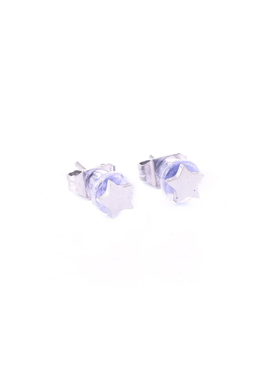 Go Dutch Label D&E - Ster studs - zilver