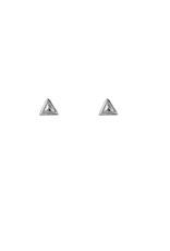 Go Dutch Label D&E - Mini driehoek studs - zilver