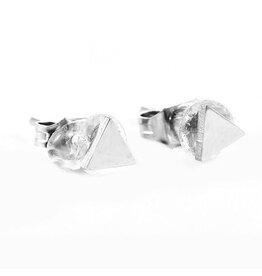 Go Dutch Label D&E - Kleine driehoekjes - zilver