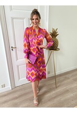 21Jewelz Maxi jurk met print - oranje/paars