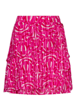 Lofty Manner Skirt Saige - Pink Swirl Print