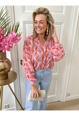 21Jewelz Blouse met vrolijke koraal print