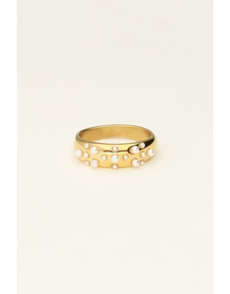 My Jewellery Ring met parels - goud