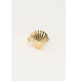 My Jewellery Ocean ring met schelp - goud