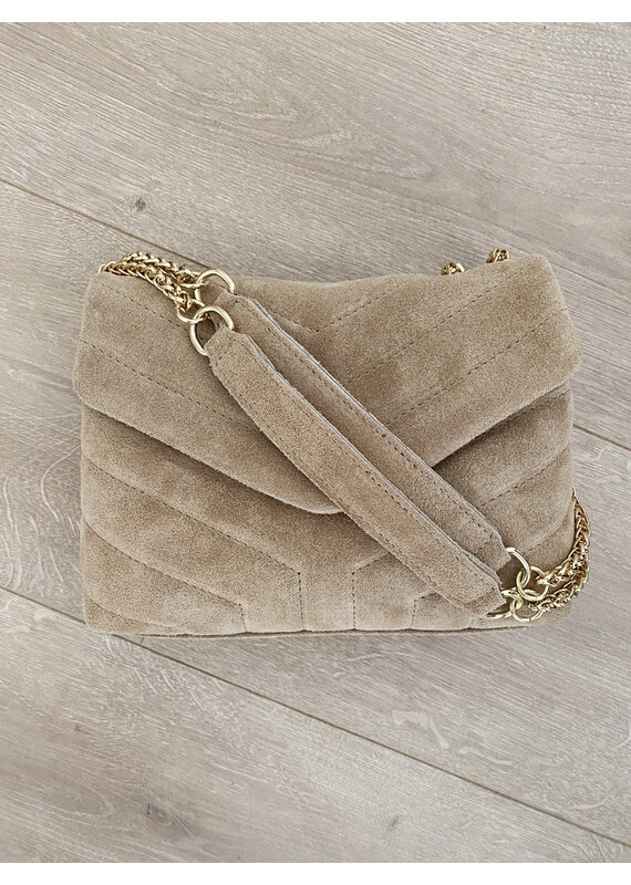 21Jewelz Fashion tas - suede beige