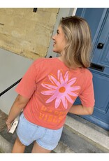 21Jewelz Happy vibes shirt - oranje