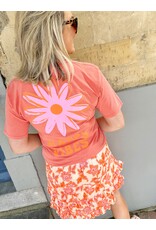 21Jewelz Happy vibes shirt - oranje