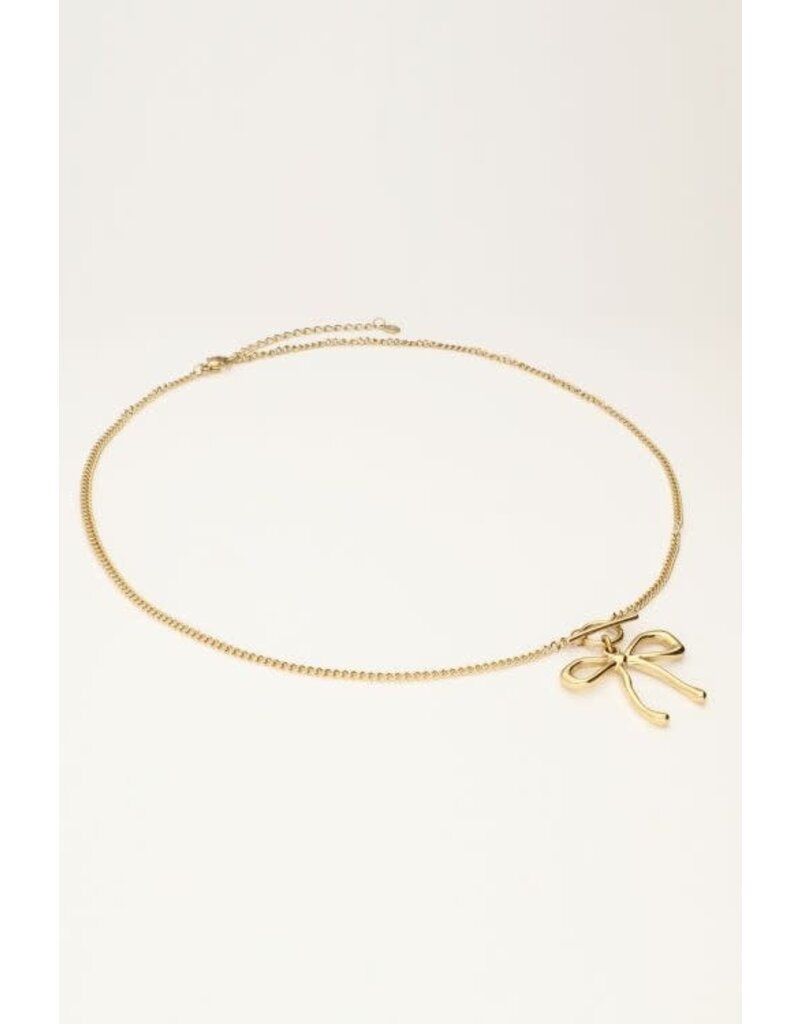 My Jewellery Statement schakelketting met strik - goud