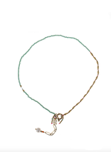 21Jewelz Ketting met mintgroene kraaltjes