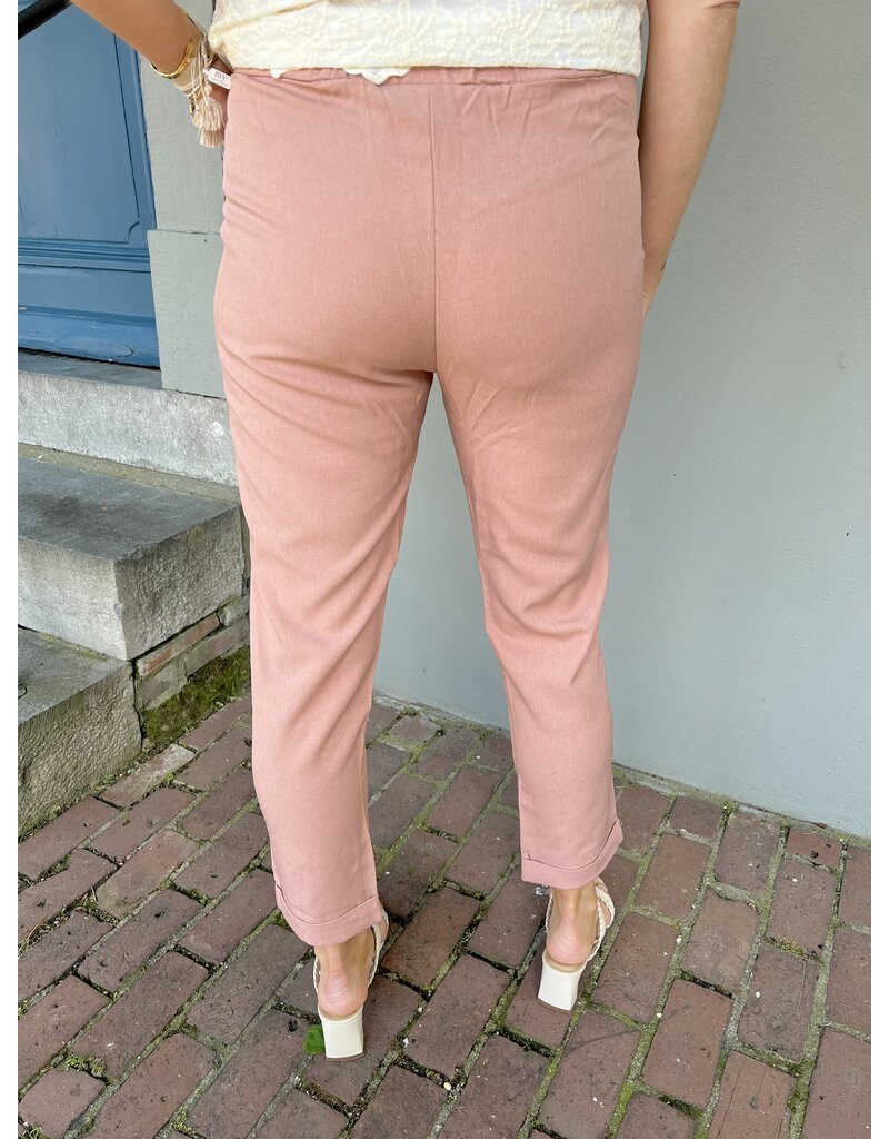 21Jewelz Pantalon met strik - oudroze