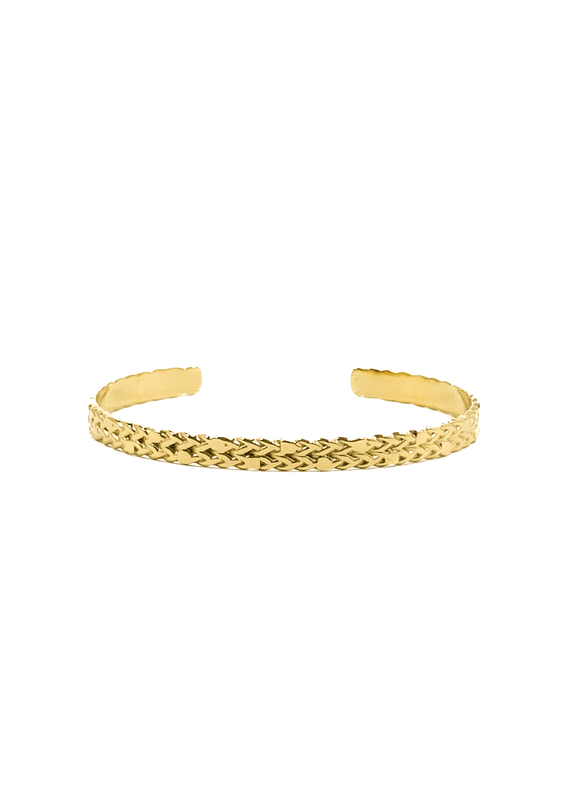 21Jewelz Minimalistische gevlochten bangle