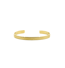 21Jewelz Bangle met reliëf en strepen