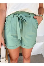 21Jewelz Short met ruffles - groen