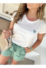 21Jewelz Short met ruffles - groen