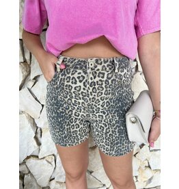 21Jewelz High waist short met panterprint