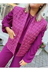 21Jewelz Print gilet - magenta