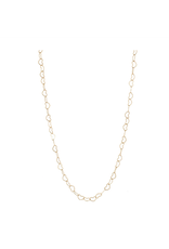 D&E - Ketting met kleine open hartjes - goud