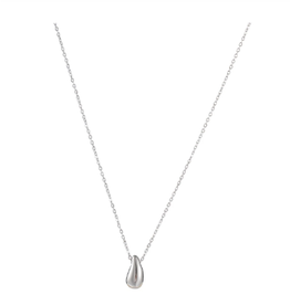 Go Dutch Label D&E - Ketting met druppel bedel - zilver