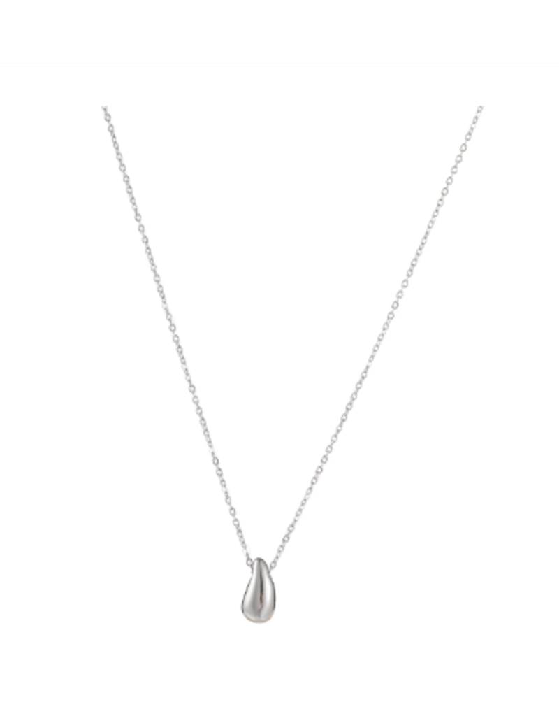 Go Dutch Label D&E - Ketting met druppel bedel - zilver