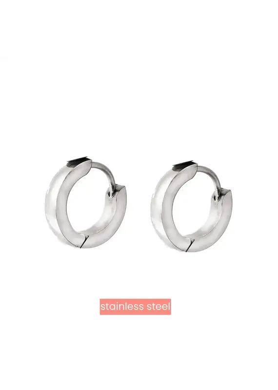 Go Dutch Label D&E - Hoops 13mm - zilver