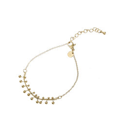 Go Dutch Label D&E - Armband met bolletjes - goud