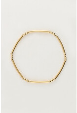 My Jewellery Ocean minimalistische armband elastiek - goud
