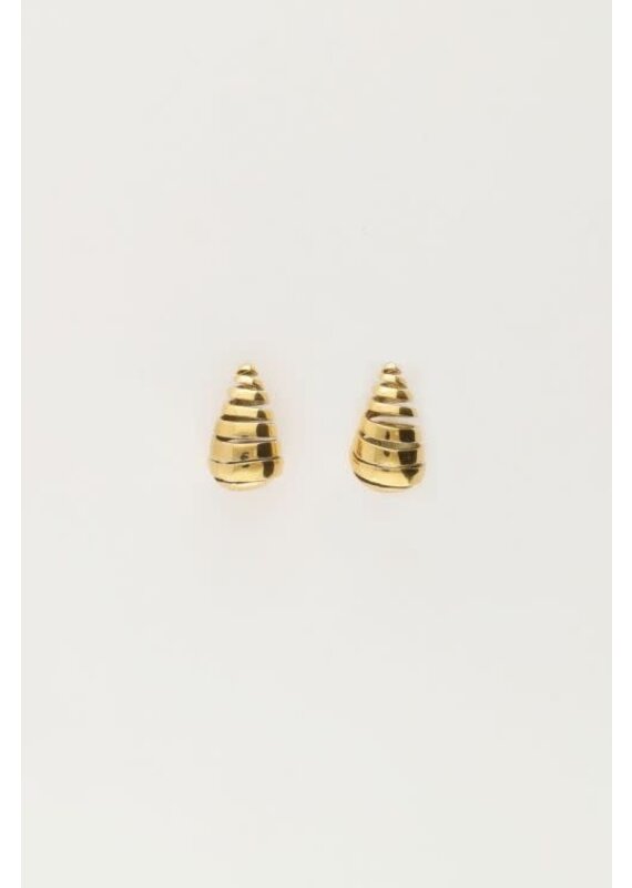 My Jewellery Oorbellen met open structuur - goud