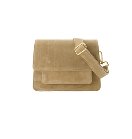 21Jewelz Musthave basic tas - Suede beige zand