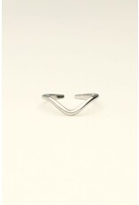 My Jewellery Ring met V shape - zilver