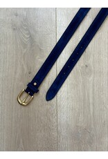 21Jewelz Musthave gold detailed riem suede blauw