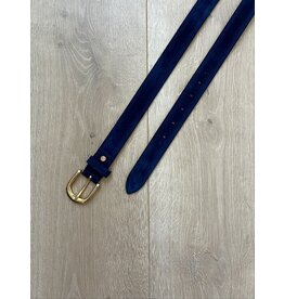 21Jewelz Musthave gold detailed riem suede blauw