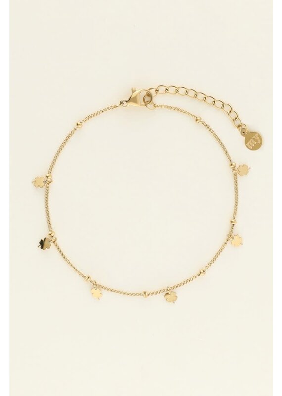 My Jewellery My Jewellery | Armband klavertjes - goud