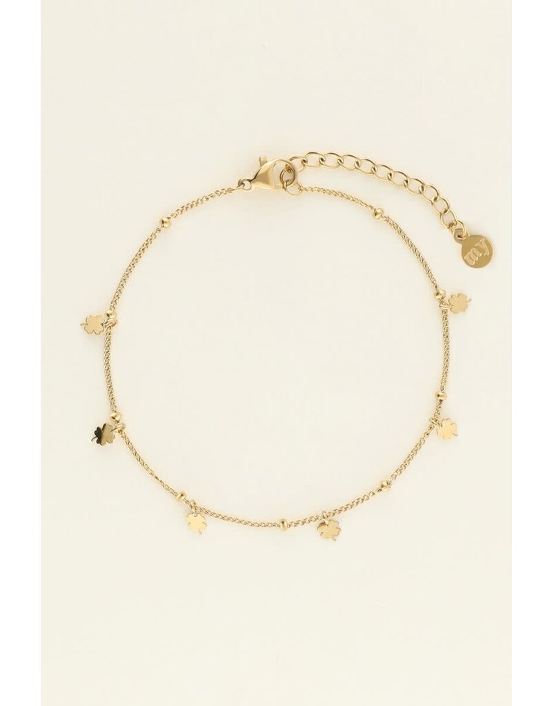 My Jewellery My Jewellery | Armband klavertjes - goud