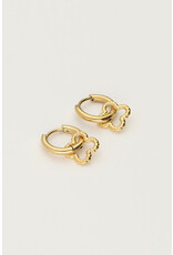 My Jewellery - Oorringen met kleine klaver - goud