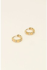 My Jewellery My Jewellery - Kleine oorringen met hartjes - goud