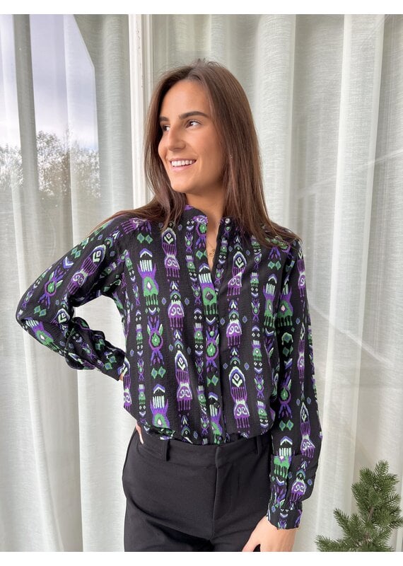 Lofty Manner Lofty Manner | Blouse Lidian -  nightsky print