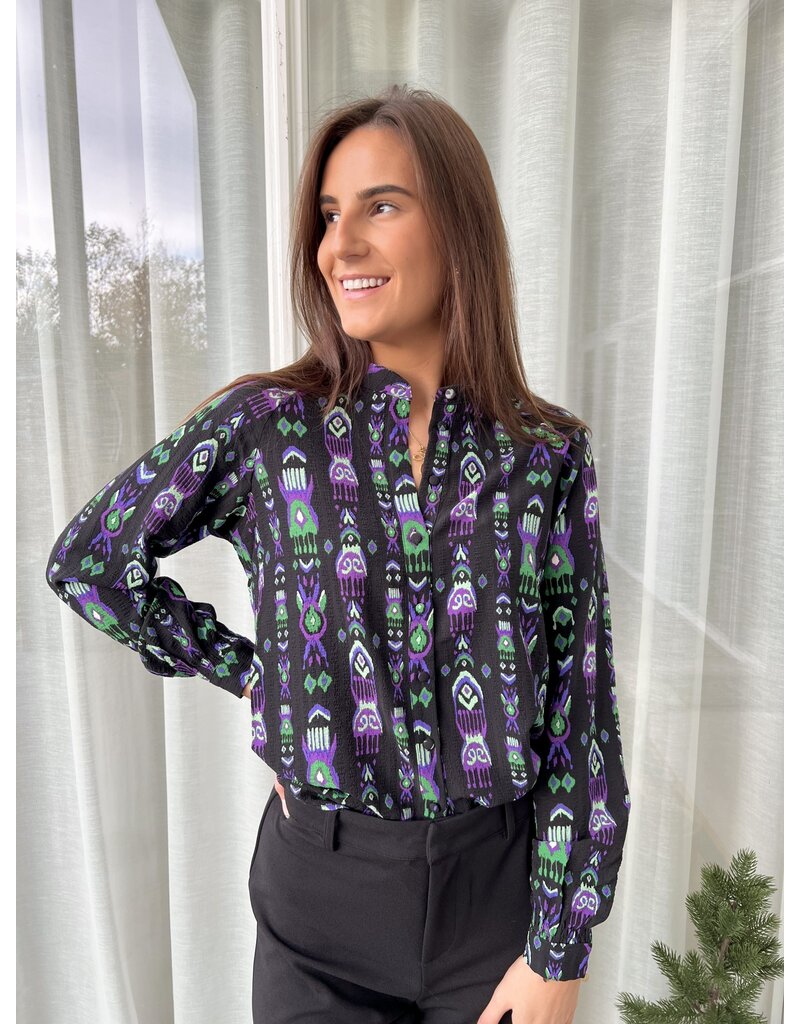 Lofty Manner Lofty Manner | Blouse Lidian -  nightsky print