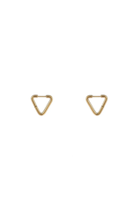 Go Dutch Label D&E - Grote triangle oorbellen