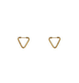 Go Dutch Label D&E - Grote triangle oorbellen