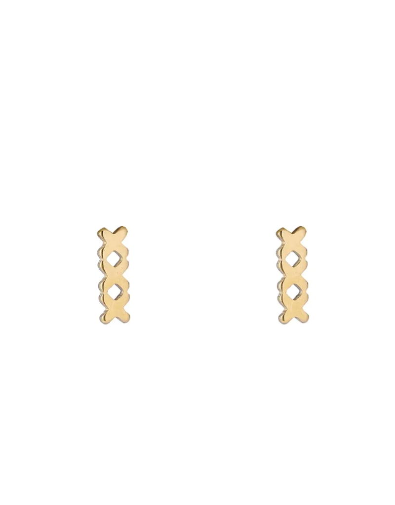 Go Dutch Label D&E - Studs met kruisjes