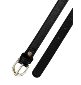 21Jewelz Smalle musthave gold detailed riem - zwart