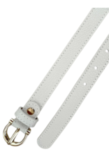 21Jewelz Smalle musthave gold detailed riem - ecru